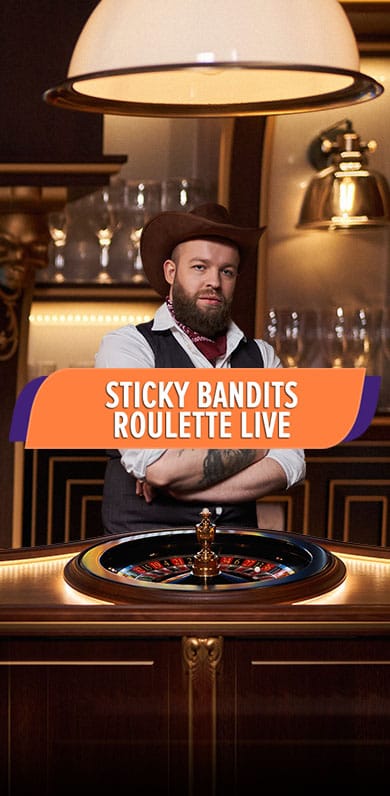 Sticky Bandits Roulette Live in fbroulettewithmultipliers