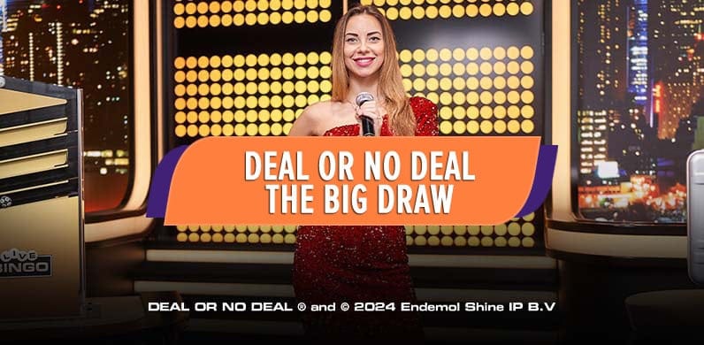 Deal or No Deal The Big Draw in fbmorelivebingo