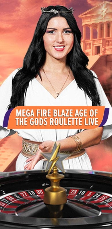Mega Fire Blaze Age of the Gods Roulette Live in fbroulettewithmultipliers